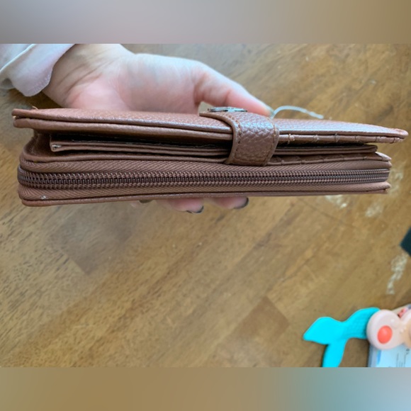 NWOT STONEMOUNTAIN Wallet Clutch Tan Brown - Picture 8 of 12